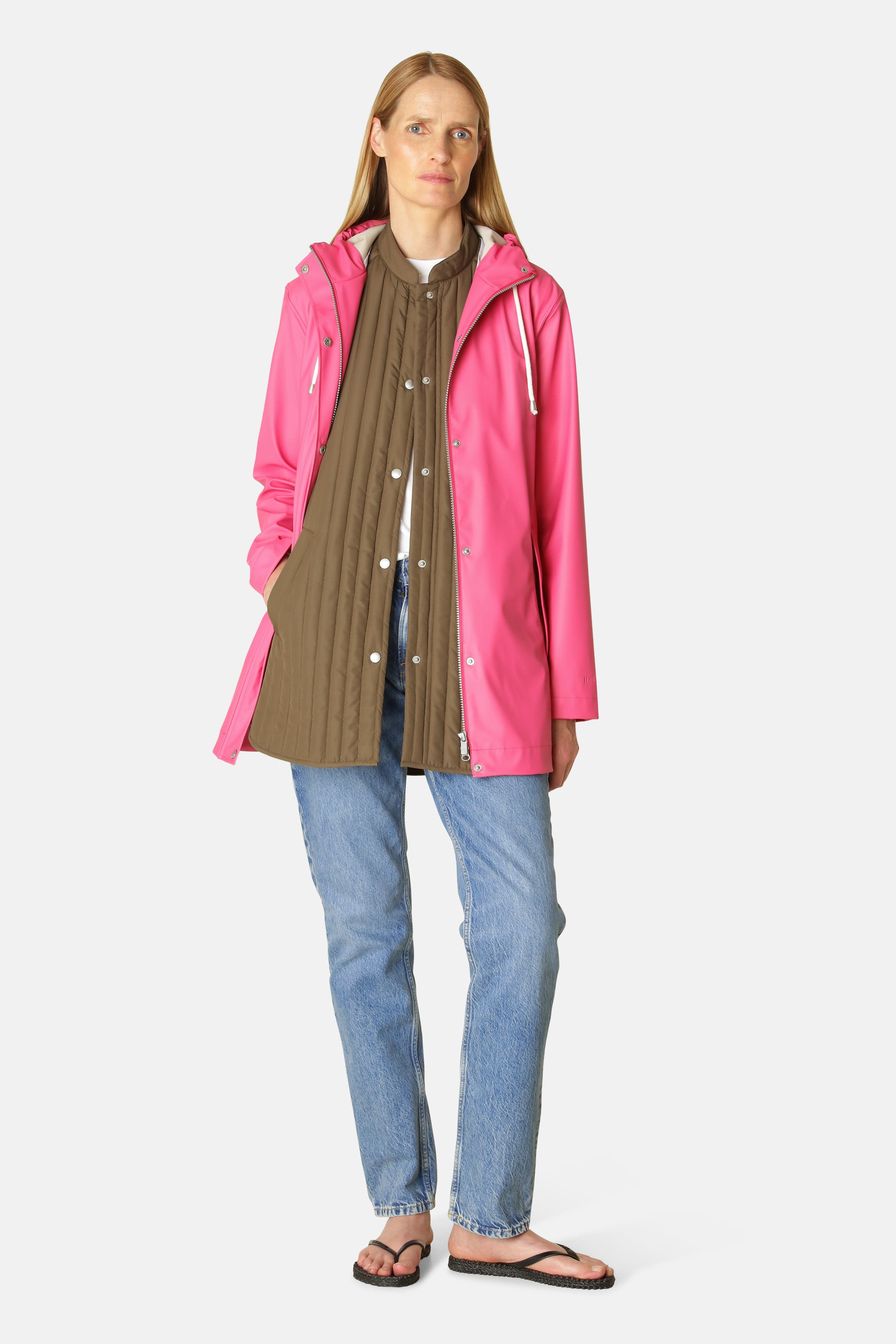 Ilse Jacobsen Hornbæk Rain Rain Jacket Rain jacket 917 Magenta